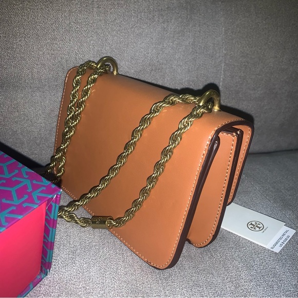 Tory Burch Eleanor Bag Tan Up For Sale - Picture 10 of 11